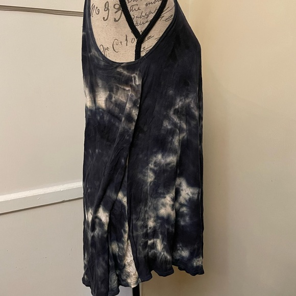 Poetry Black and Cream Tie-Dye Dress - Picture 4 of 5